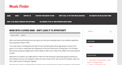 Desktop Screenshot of music-finder.net